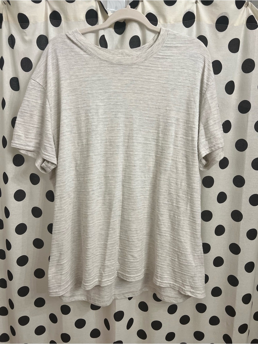 Men’s GoodFellow Lightweight Crewneck Top in Light Beige